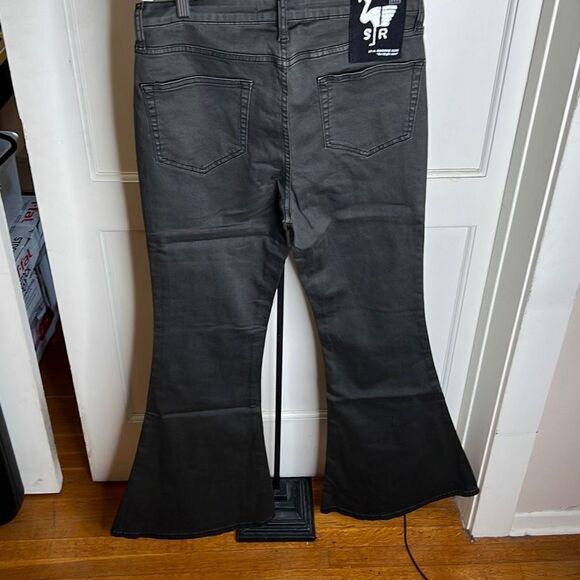 Sandrine Rose x Free People Charbon Super Flare Jeans Size 30 NWT - Picture 6 of 7